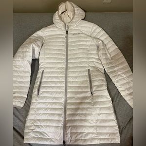 Eddie Bauer long white jacket